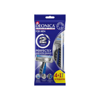 DEONICA Одноразовые безопасные бритвы 2 лезвия FOR MEN