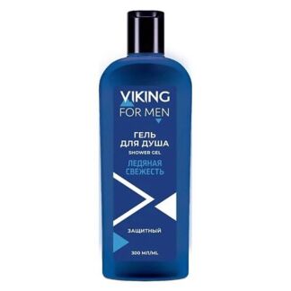 VIKING Гель для душа защитный Ледяная свежесть Shower Gel Protective Blue I