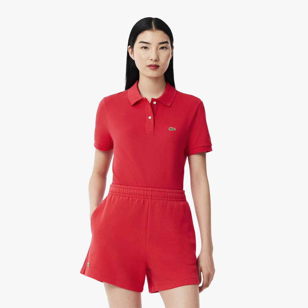 Женское поло Lacoste Classic Fit из хлопка Pique фото 1
