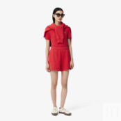 Женское поло Lacoste Classic Fit из хлопка Pique фото 4