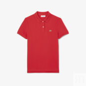 Женское поло Lacoste Classic Fit из хлопка Pique фото 5