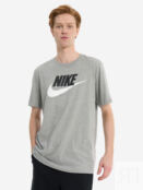 Футболка мужская Nike Icon futura, Серый AR5004N06-063 фото 2