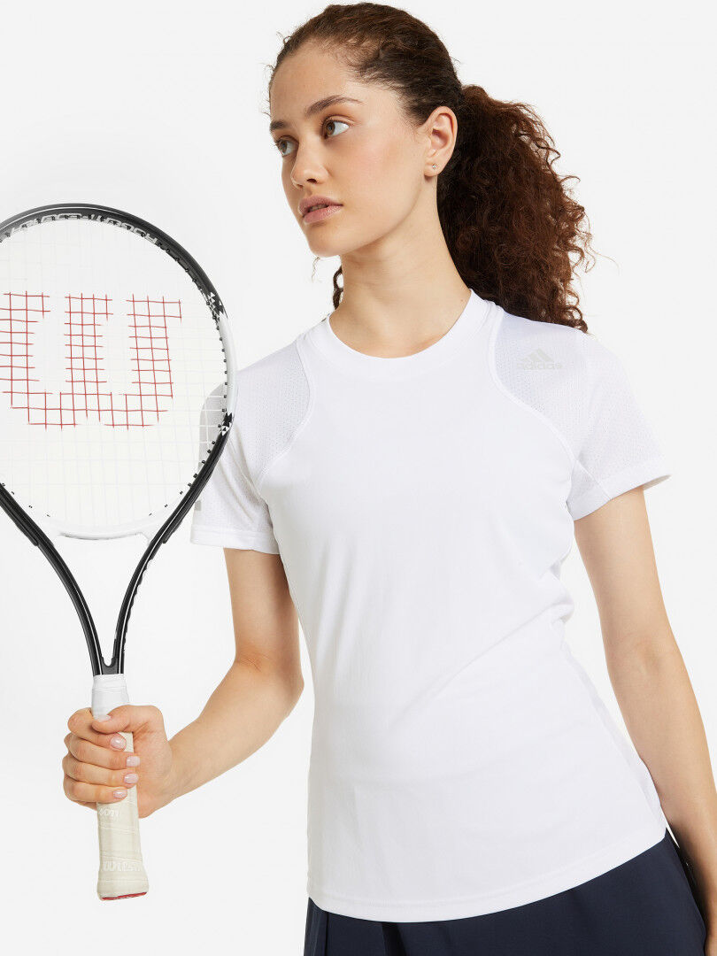 Футболка женская adidas Club Tennis, Белый GL5529A01-. фото 1
