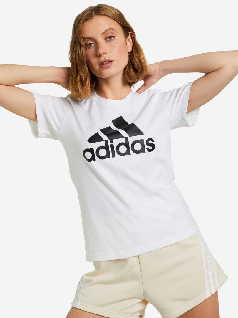 Футболка женская adidas Loungewear Essentials Logo, Белый GL0649A01-. фото 1