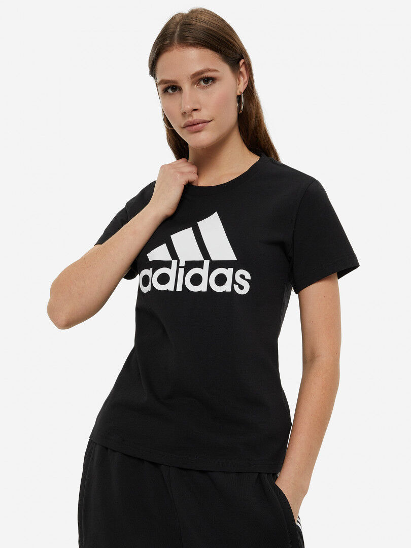 Футболка женская adidas, Черный GL0722A01-. фото 1