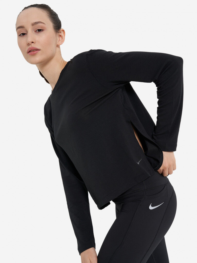 Лонгслив женский Nike Yoga Dri-FIT, Черный DM7027N06-010 фото 1