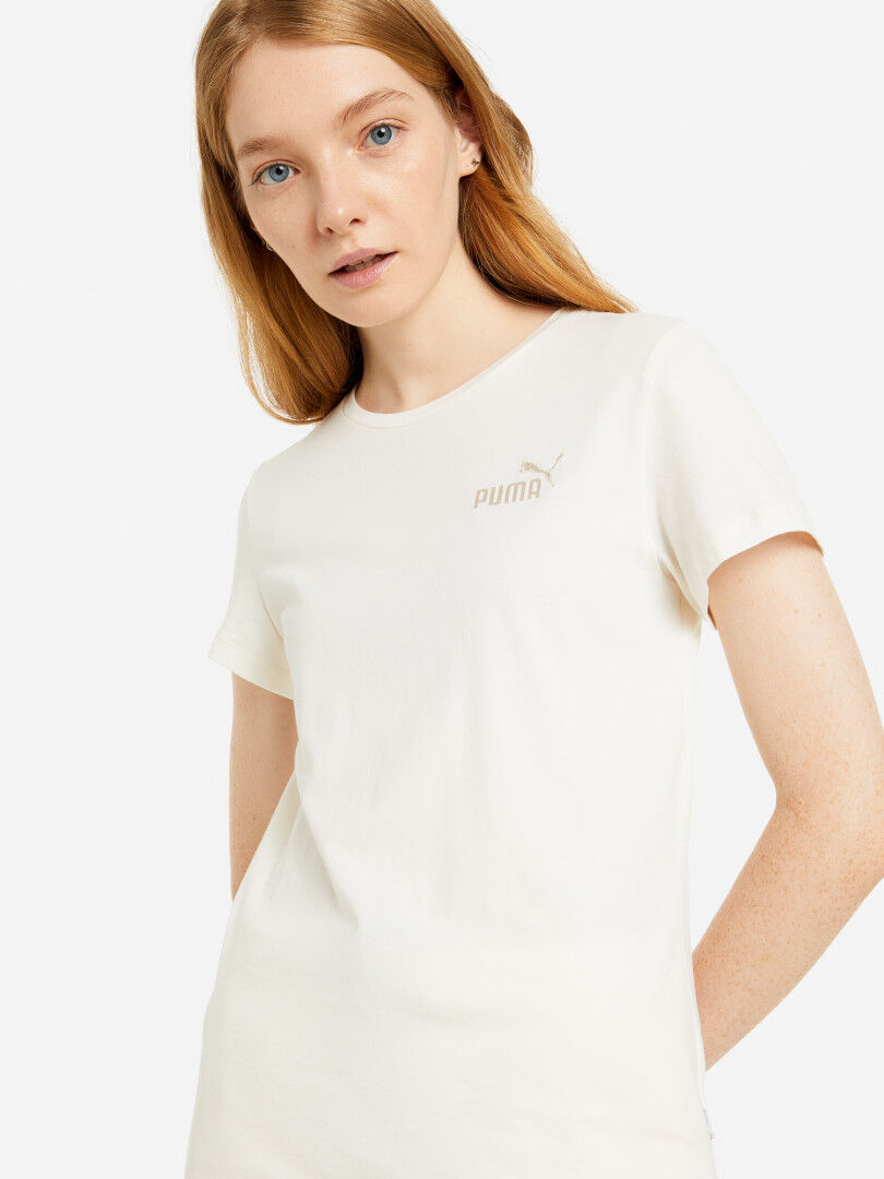 Футболка женская PUMA ESS+ Embroidery, Бежевый 848331P0P-99 фото 1
