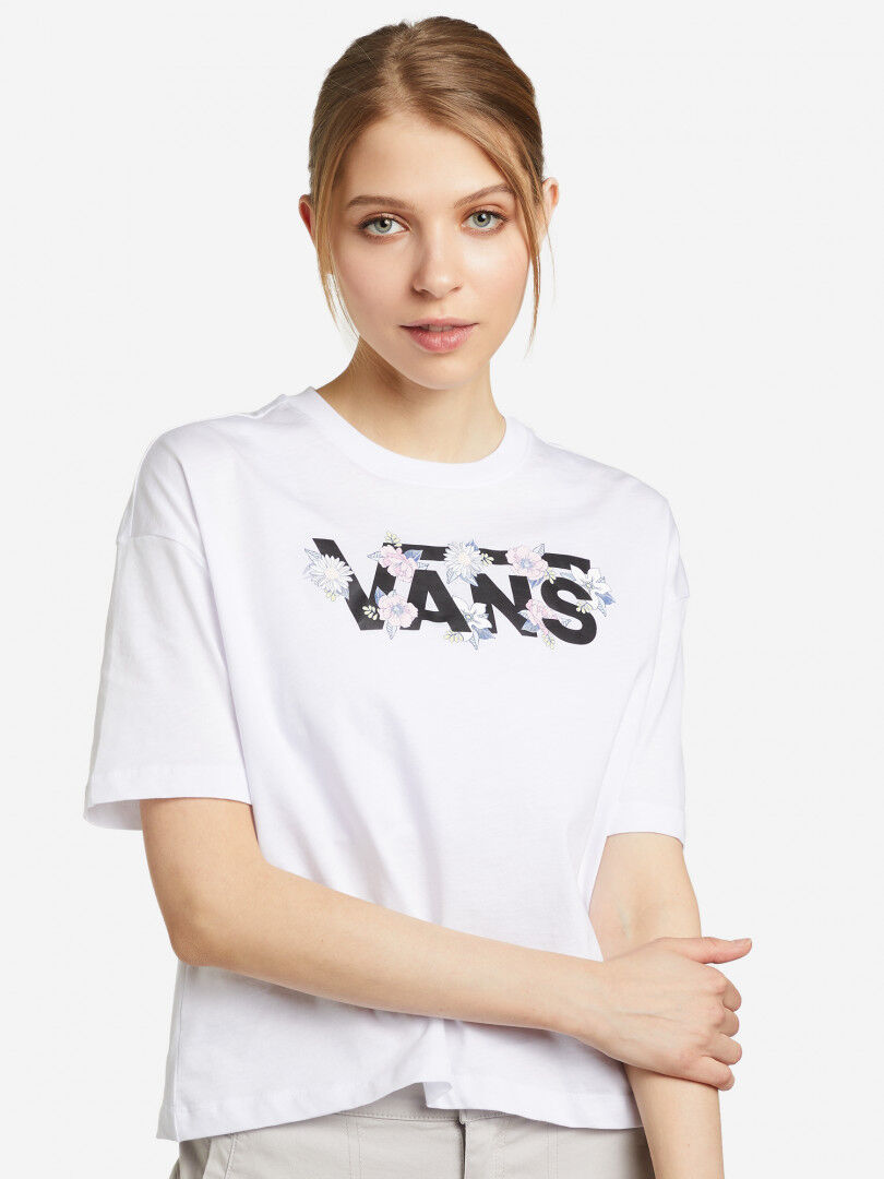 Футболка женская Vans Flow Rina, Белый VA5LCNWHTV0D-. фото 1