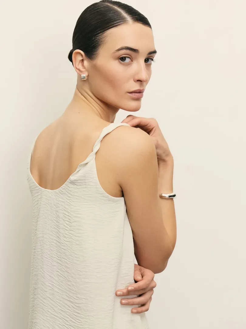 Топ из жатой ткани Zarina ZR2505012019-60 фото 1