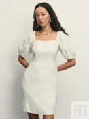Платье мини с принтом из вискозы Zarina ZR2505022918-244 фото 1