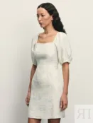 Платье мини с принтом из вискозы Zarina ZR2505022918-244 фото 4