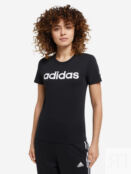 Футболка женская adidas Loungewear Essentials Slim Logo, Черный GL0769A01-. фото 1