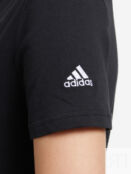 Футболка женская adidas Loungewear Essentials Slim Logo, Черный GL0769A01-. фото 4