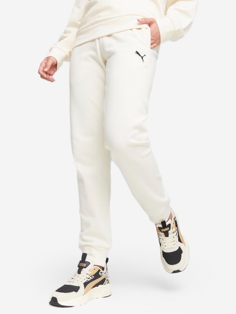 Брюки флисовые женские PUMA, Бежевый 676805P0P-99 фото 1