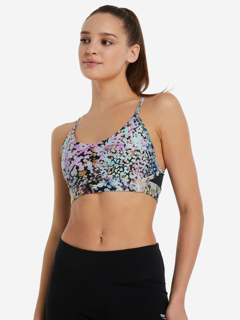 Спортивный топ бра Reebok Lux, Черный IJ3077R00-. фото 1