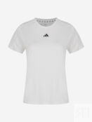 Футболка женская adidas, Белый HR7796A01-. фото 5