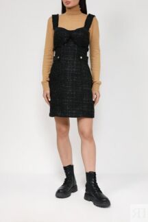 Платье-сарафан текстурное с хлястиками на поясе Guess
