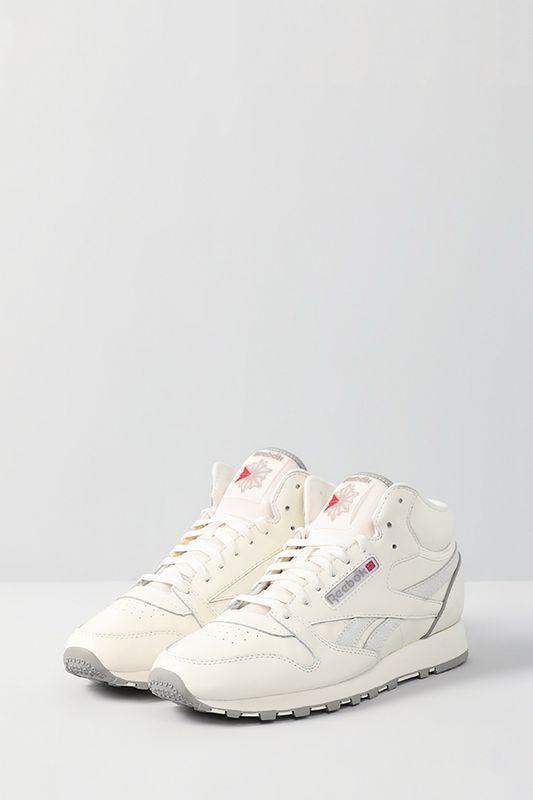 Кожаные кроссовки Classic Leather Mid REEBOK фото 1