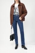 Джинсы однотонные зауженного кроя PEPE JEANS фото 2
