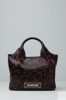Сумка шопер с принтом Love Moschino