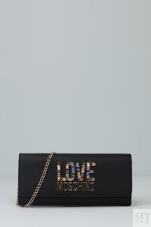 Сумка кросс-боди с логотипом Rhinestone Love Moschino