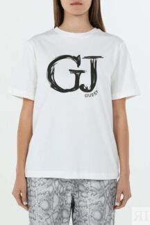 Футболка хлопковая с логотипом Guess