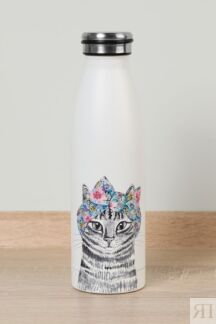 Бутылка для воды с принтом Mikasa Cat Kitchen Craft