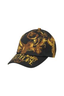 Бейсболка хлопковая с принтом VERSACE JEANS COUTURE