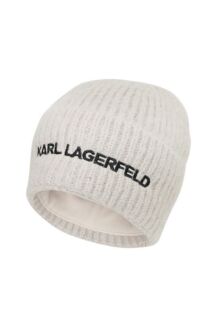 Шапка из смесовой шерсти с логотипом Karl Lagerfeld