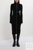 Платье трикотажное на молнии Karl Lagerfeld Jeans фото 1