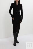 Платье трикотажное на молнии Karl Lagerfeld Jeans фото 2