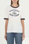 Футболка хлопковая с контрастными деталями Tommy Hilfiger фото 1