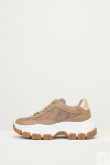 Кроссовки комбинированные на массивной подошве Guess