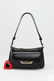 Сумка хобо с логотипом Made with Love Love Moschino