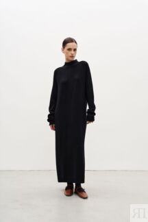 Платье макси из мериноса с кашемиром Camellia WOOLLYWOO