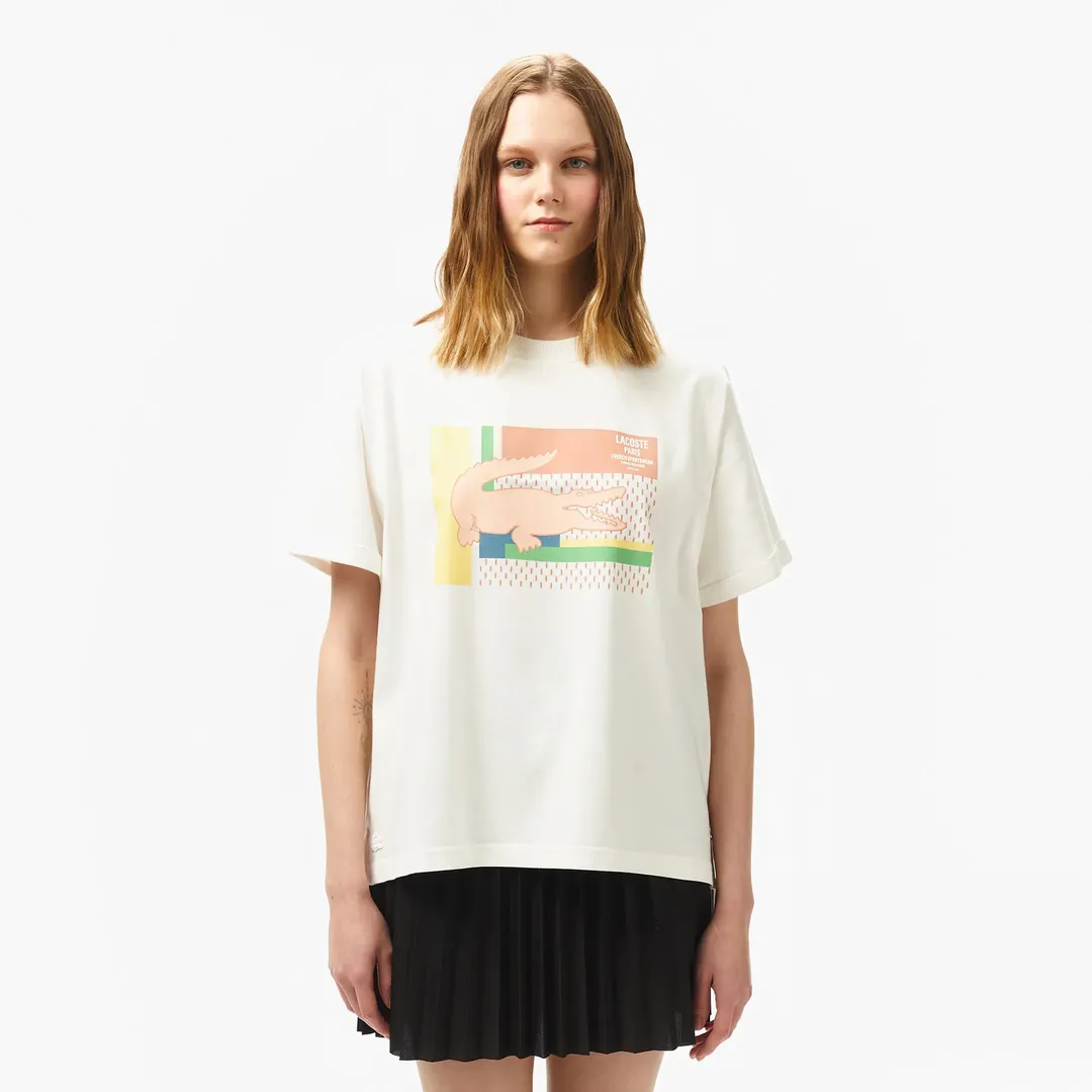 Женская футболка Lacoste фото 1