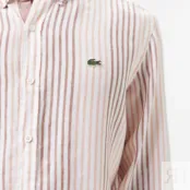Мужская рубашка Lacoste из льна фото 5
