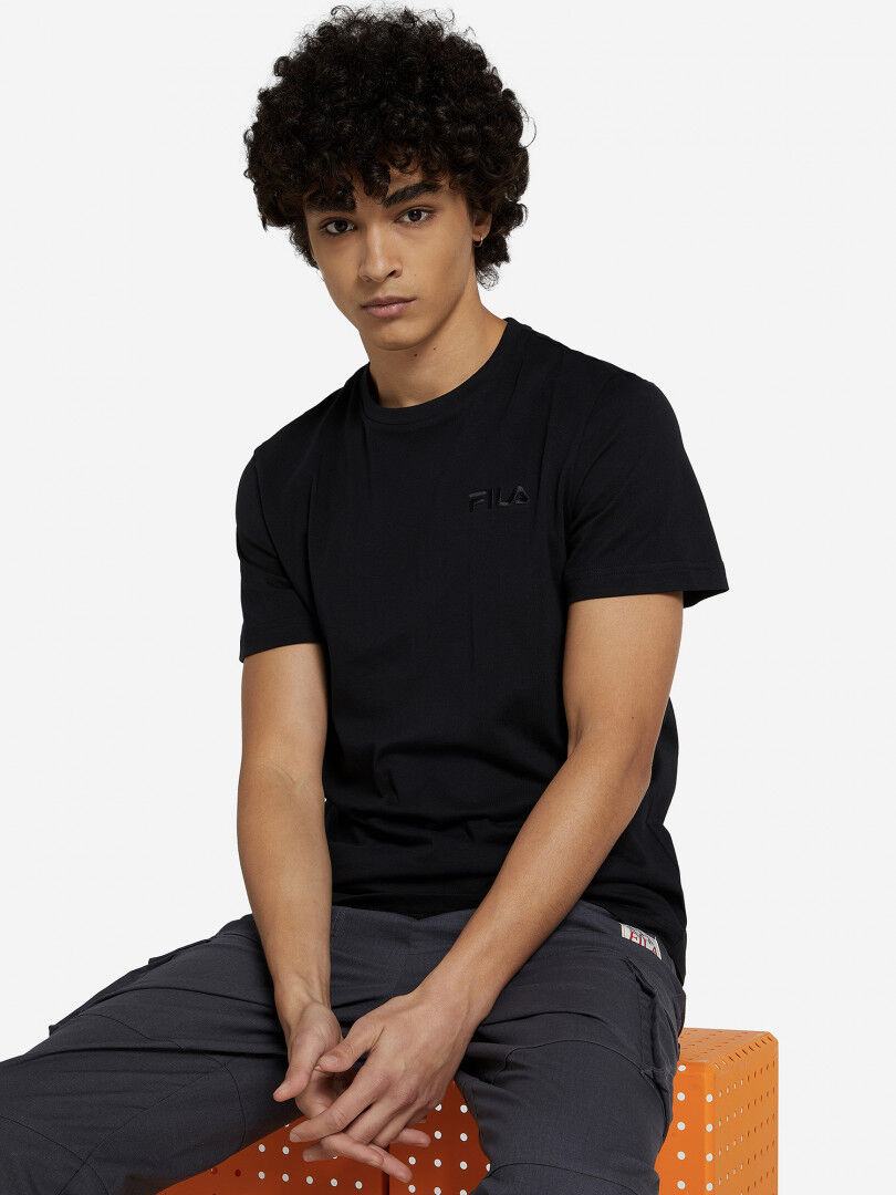 Футболка мужская FILA, Черный 125585FLA-99 фото 1