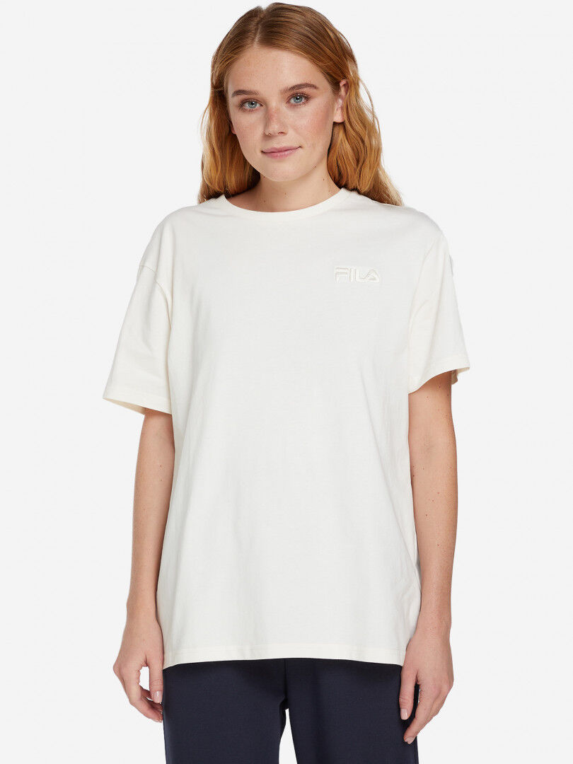 Футболка женская оверсайз FILA, Бежевый 125661FLA-01 фото 1