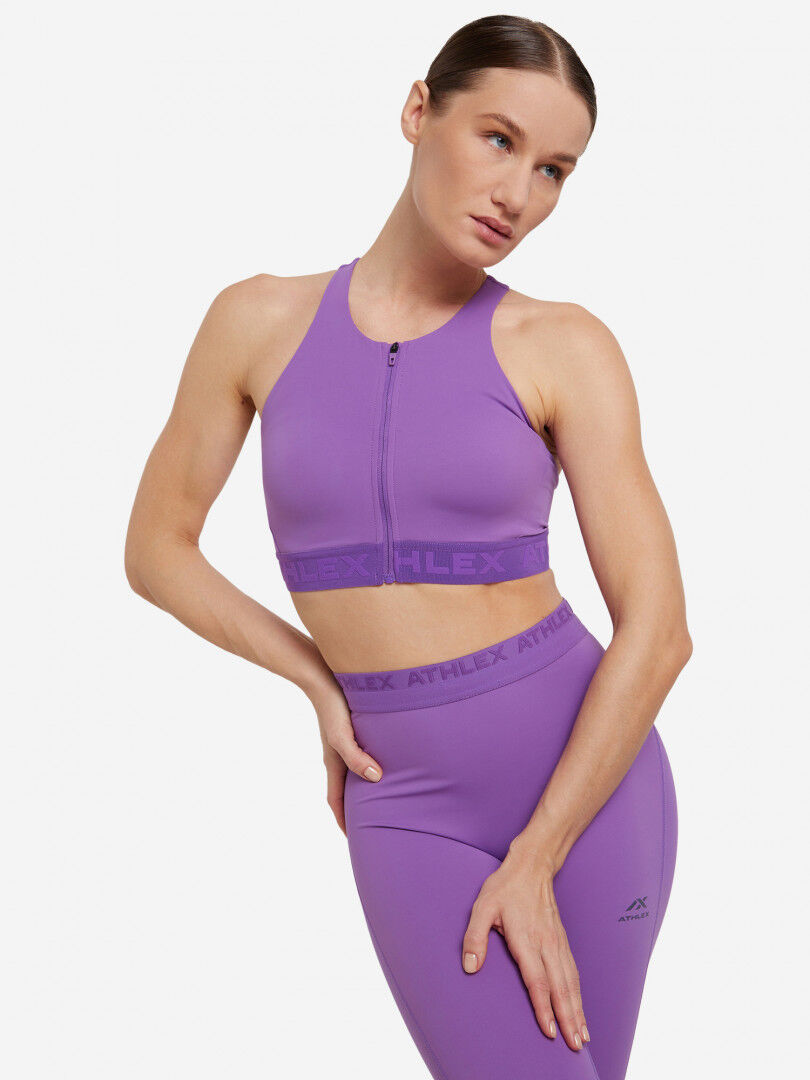 Спортивный топ бра Athlex Pulse+, Фиолетовый 126256A31-P3 фото 1