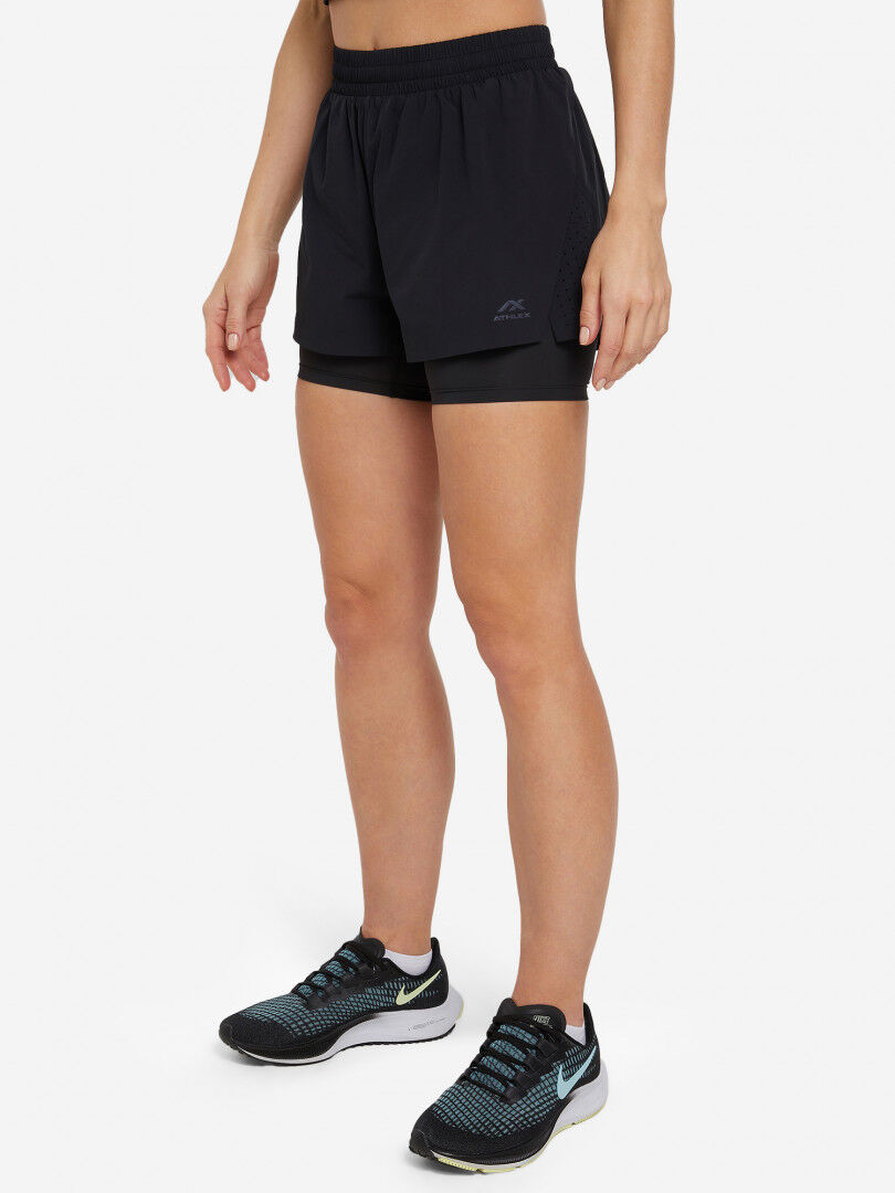 Шорты женские Athlex Pulse+, Черный 126269A31-99 фото 1