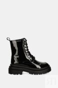 Ботинки кожаные на шнуровке Karl Lagerfeld Jeans фото 1