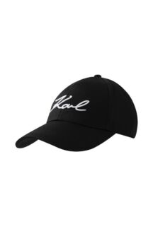Бейсболка хлопковая с логотипом Karl Lagerfeld
