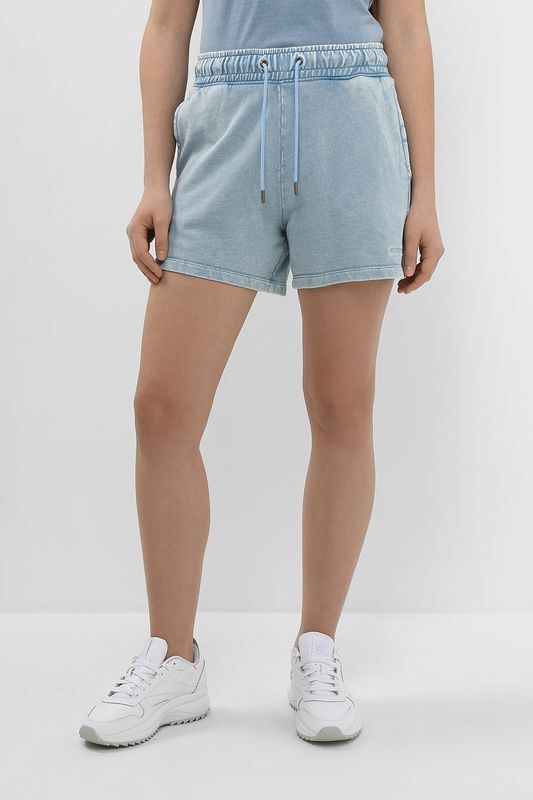 Шорты хлопковые на кулиске Guess Jeans фото 1