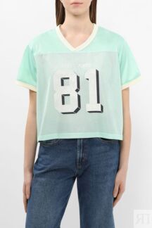 Футболка с v-вырезом Guess Jeans