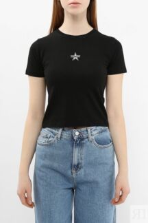 Футболка хлопковая укороченная Guess Jeans