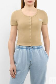 Футболка хлопковая на кнопках Guess Jeans