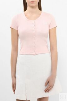 Футболка хлопковая на кнопках Guess Jeans