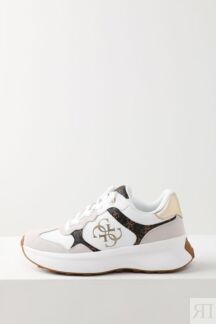 Кроссовки комбинированные на высокой подошве Guess