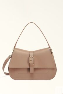 Сумка сэтчел кожаная Flow L Furla